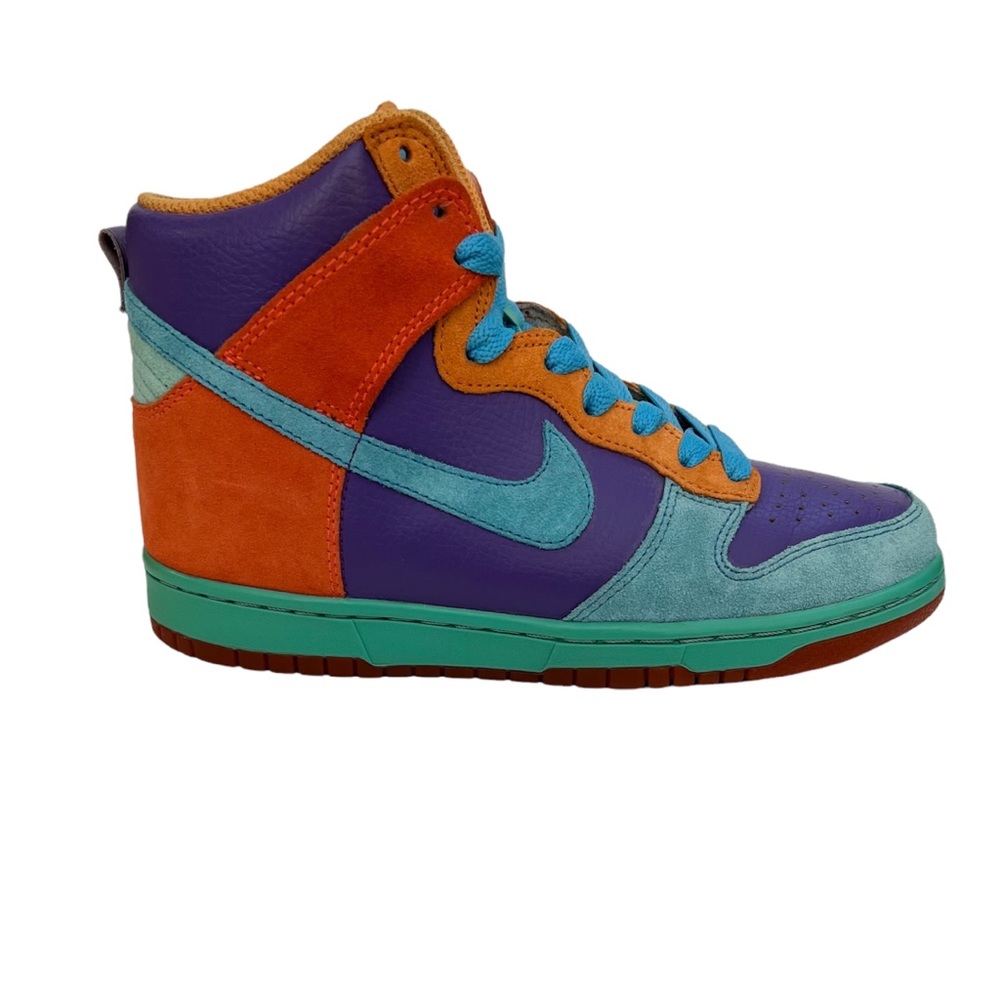 Nike Dunk High 6.0 Purple Cyan Coral Women's Size 7.5 Men's Size 6